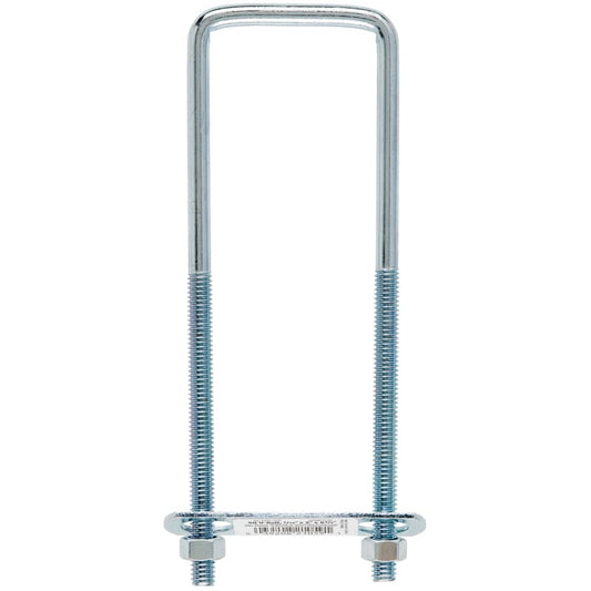 Hampton 5/16 in. X 2 in. W X 6-3/4 in. L Coarse Zinc-Plated Steel Square Bend U Bolt