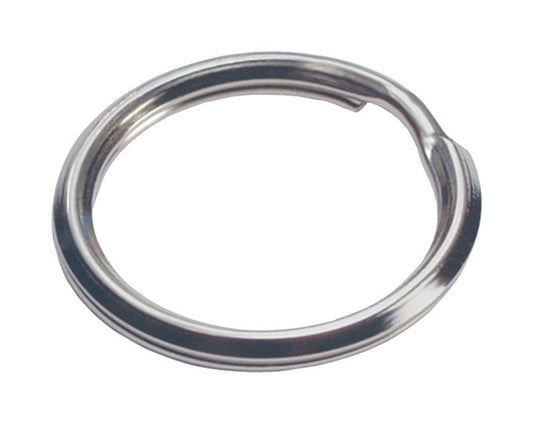 HILLMAN Tempered Steel Silver Split Rings/Cable Rings Key Ring