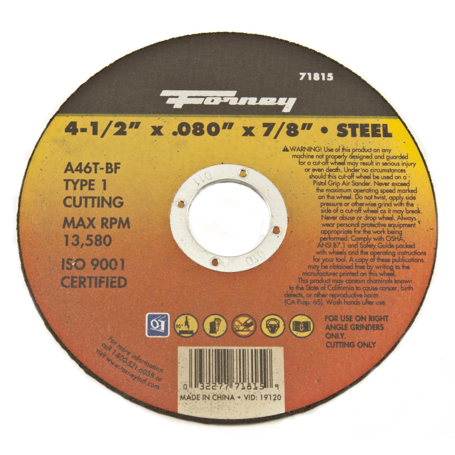 CUTOFF WHEEL4.5X.080X7/8