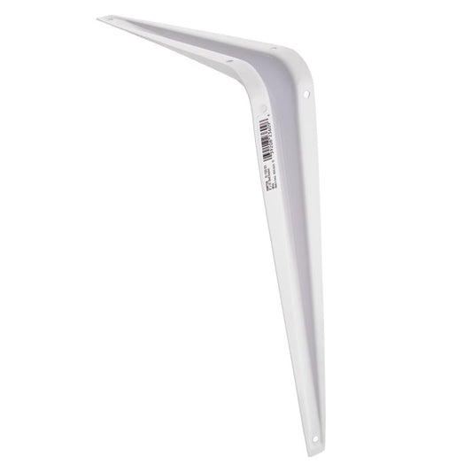 Hampton White Steel Shelf Support 18 Ga. 8 in. L 100 lb