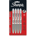 Sharpie Silver Fine Tip Permanent Marker 4 pk
