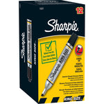 Sharpie Black Chisel Tip Permanent Marker 12 pk