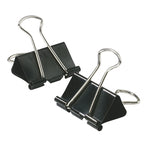 Office Depot Mini Black/Silver Binder Clips 144 pk