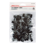 Office Depot Mini Black/Silver Binder Clips 60 pk