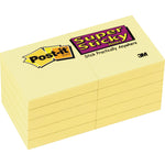 Post-it 2 in. W X 2 in. L Yellow Sticky Notes 10 pad