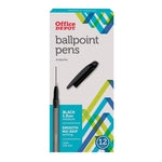 Office Depot Black Ball Point Pen 12 pk