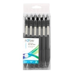 Foray Black Retractable Gel Pen 12 pk