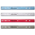Office Depot 12 in. L Plastic Ruler Metric and SAE