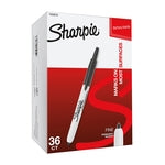 Sharpie Black Fine Tip Permanent Marker 36 pk
