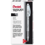 Pentel R.S.V.P. Black Ball Point Pen 12 pk