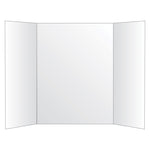 Office Depot 36 in. W X 48 in. L White Tri-Fold Display Board