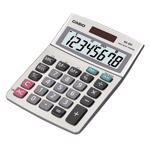 Casio Calculator Gray 8 digit Solar Powered Desktop Calculator