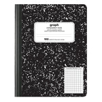 Office Depot 7.5 in. W X 9.75 in. L Quad Ruled Sewn Bound Gray Composition Book