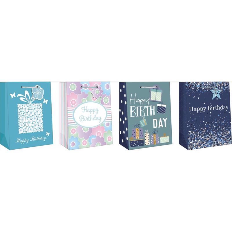 Paper Images Assorted Adult Birthday Medium Gift Bag