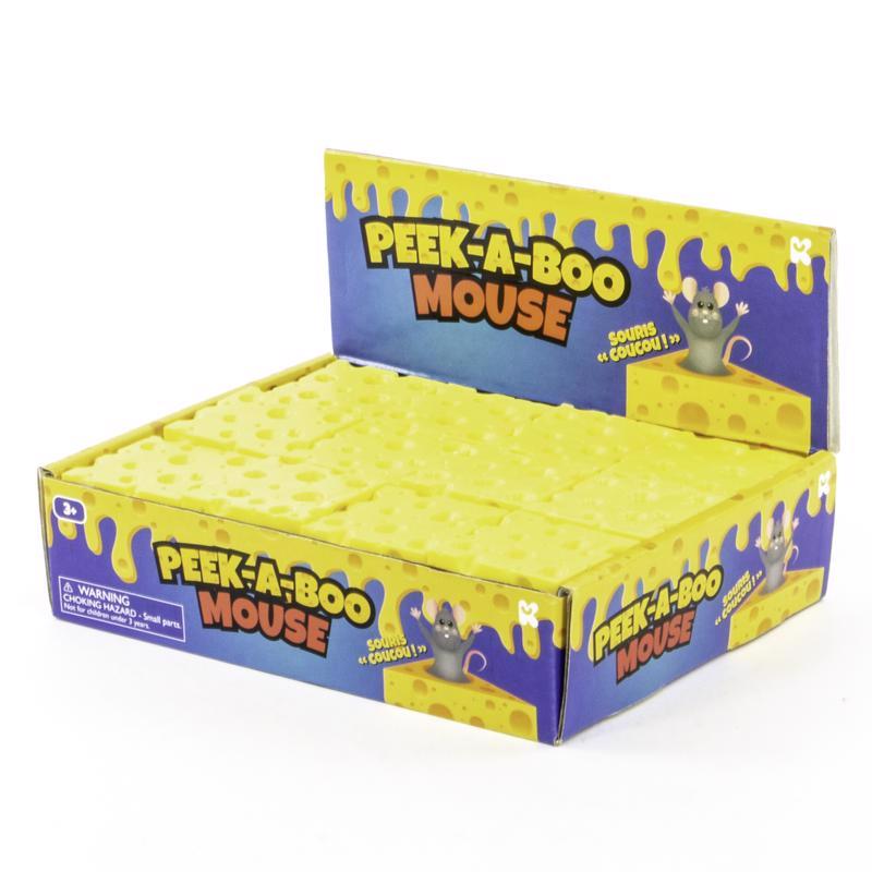 Keycraft Peek A Boo Mouse In Cheese Yellow