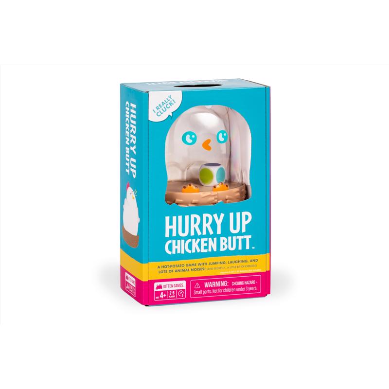 Exploding Kittens Hurry Up Chicken Butt Card Games Multicolored