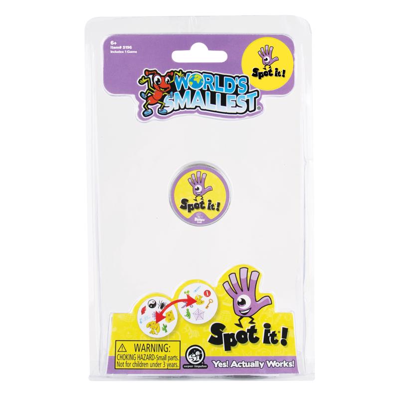 World's Smallest Spot It Card Game Multicolored