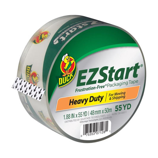 Duck EZ Start 1.88 in. W X 55 yd L Packaging Tape 1 pk