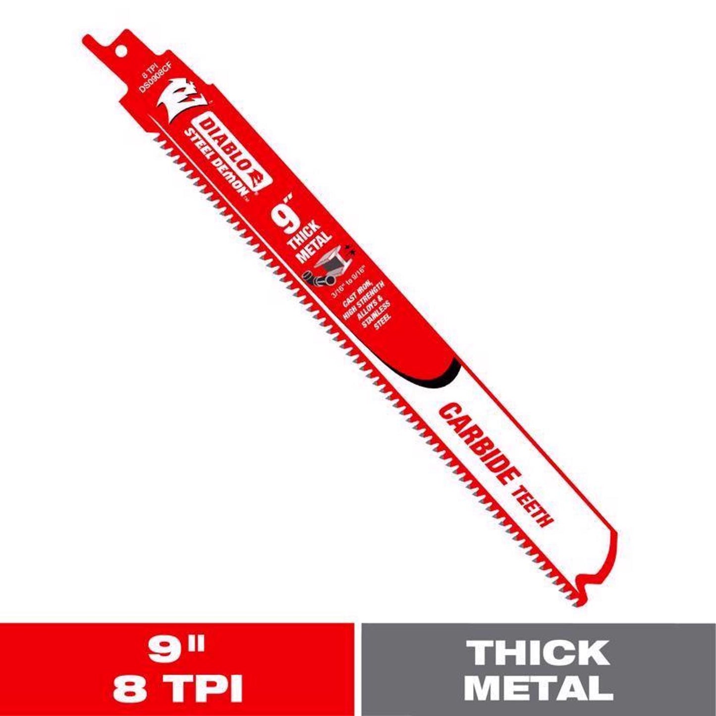 Diab Recip Carb 9" 8T