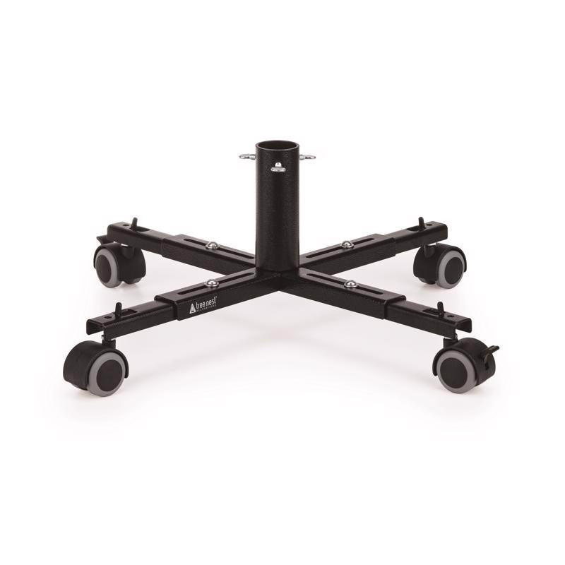 Tree Nest Metal Artificial Rolling Christmas Tree Stand 6 ft.