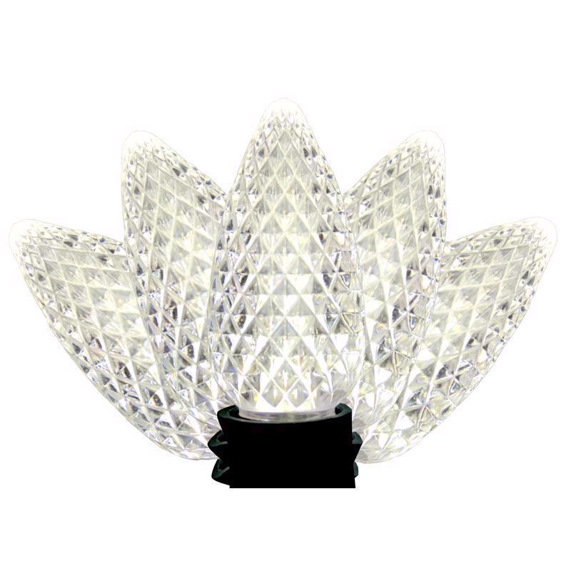 Celebrations Classic LED C9 Pure White 75 ct String Christmas Lights 49 ft.