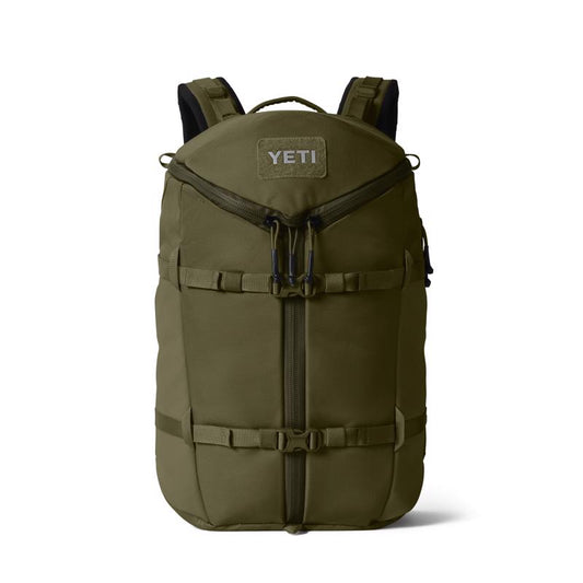 YETI Ranchero 27L Olive Backpack 19 in. H X 11.5 in. W