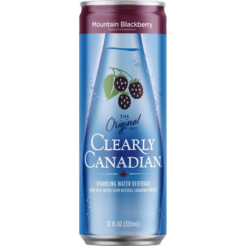Clearly Canadian Black Berry Sparkling Spring Water 12 fl. oz. 1 pk