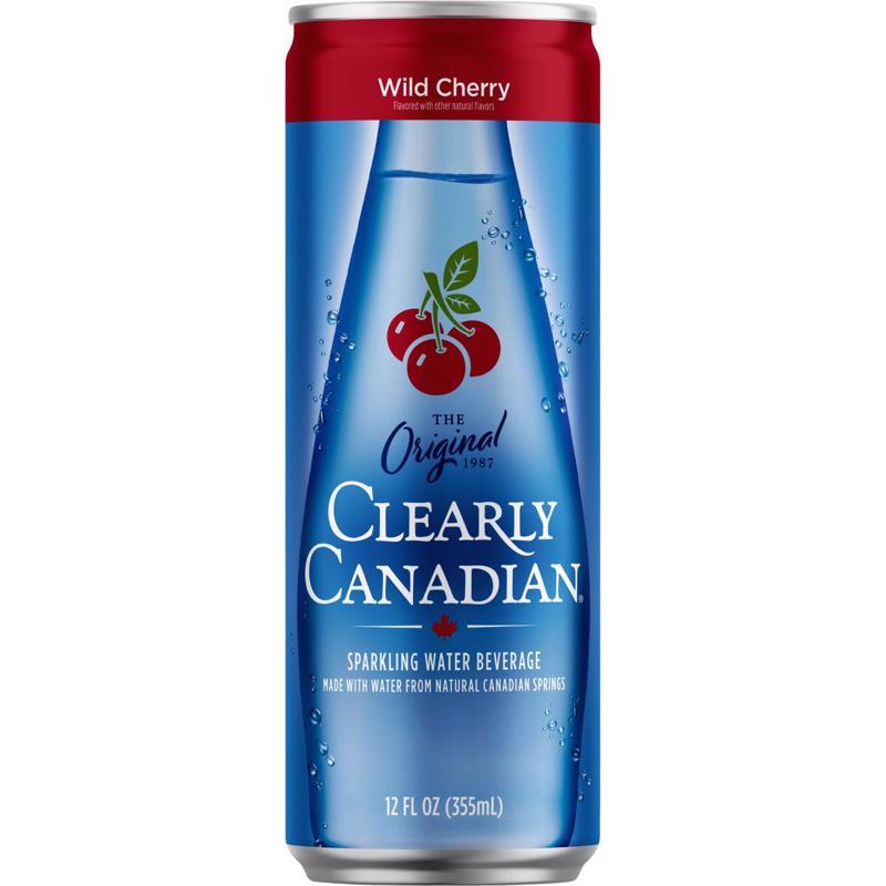 Clearly Canadian Cherry Sparkling Spring Water 12 fl. oz. 1 pk