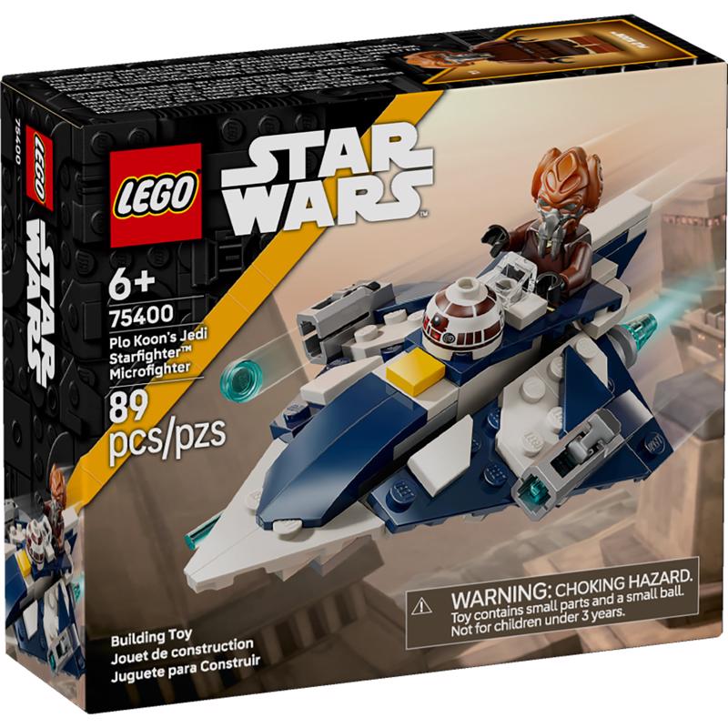 LEGO Plo Koons Jedi Starfighter Microfighter Star Wars Building Set Multicolored 89 pc