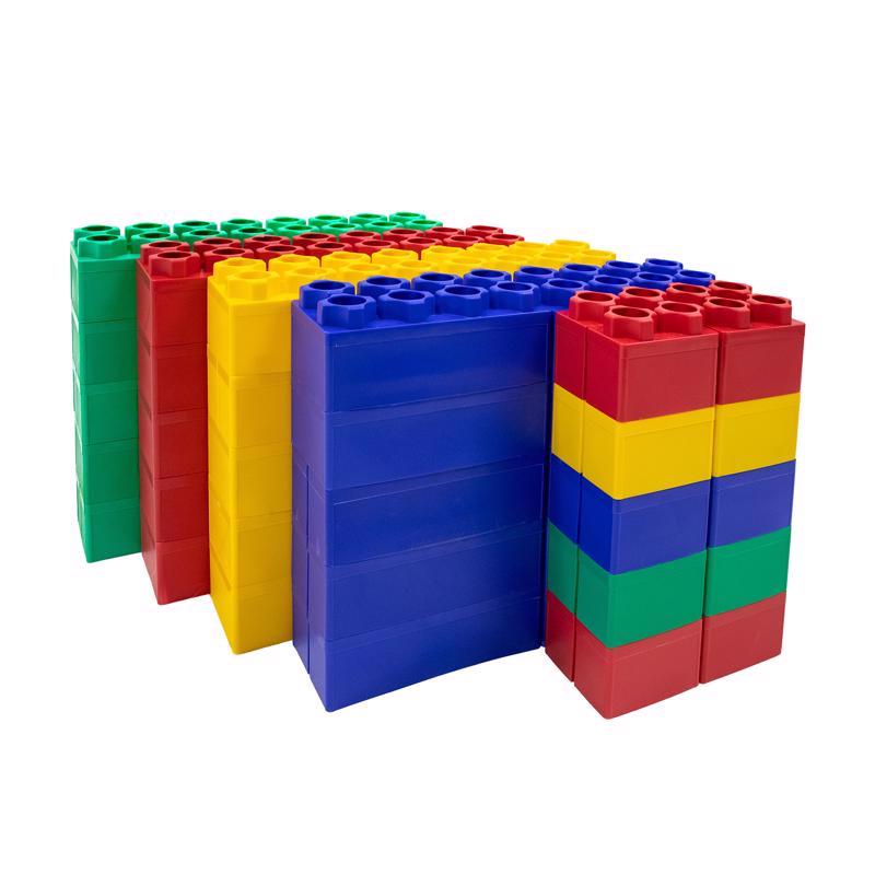Biggo Blocks Learner Set Jumbo Building Blocks Assorted 50 pc