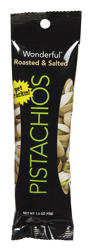 Wonderful Roasted and Salted Pistachios 1.25 oz Pegged