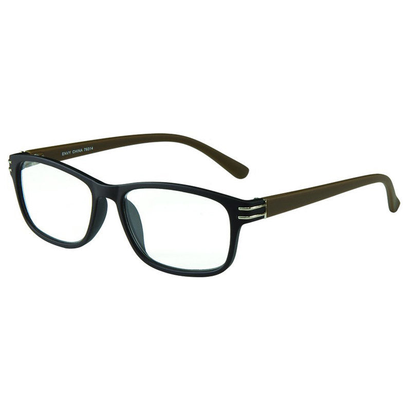 Envy Silverton Reading Glasses Unisex Black Frame +2.50 Strength