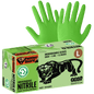6 Mil Biodegradable Nitrile Disposable Gloves, Green, Powder Free (Case — 10 box)