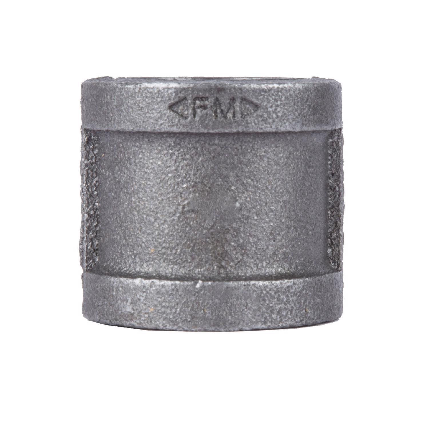 STZ Industries 1/2 in. FIP each X 1/2 in. D FIP Black Malleable Iron Coupling