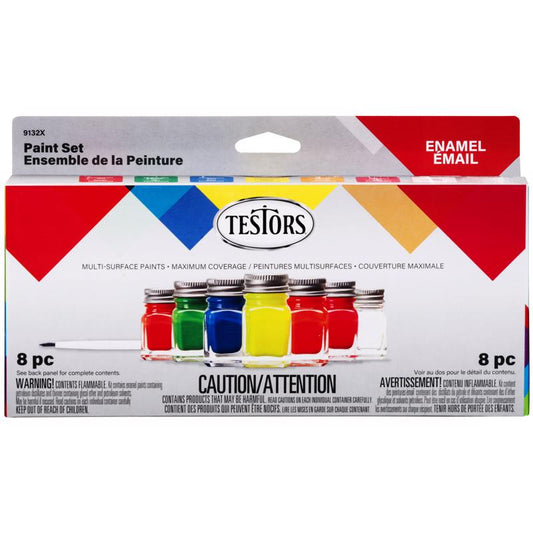 Testors Gloss Assorted Paint Kit 0.25 oz
