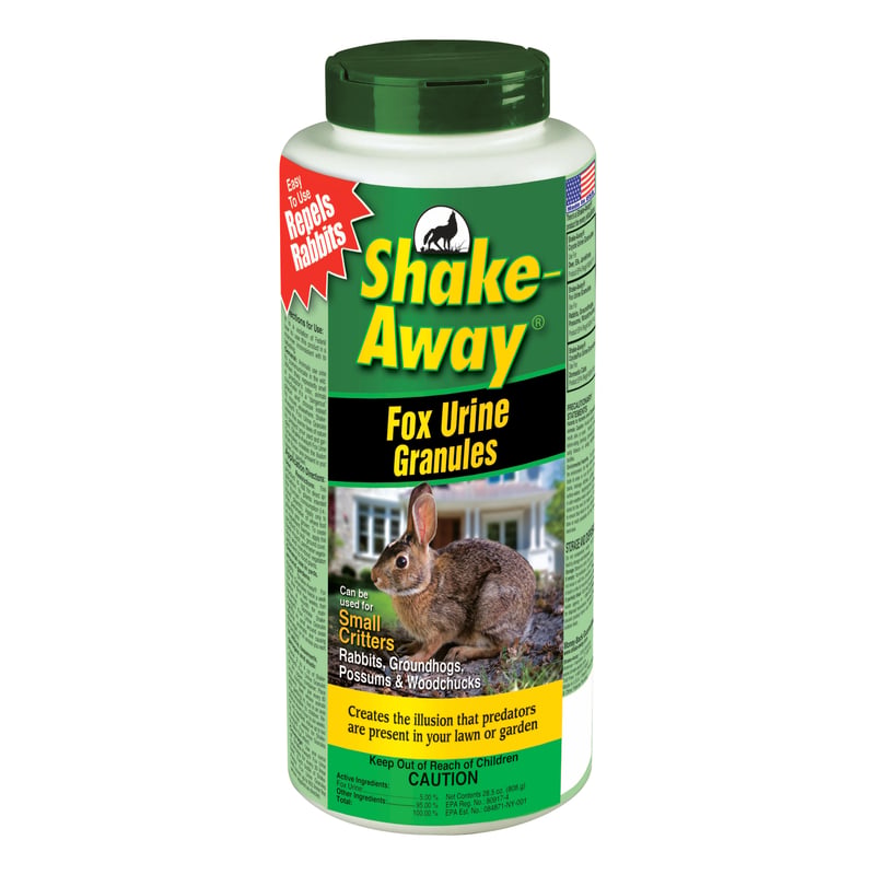 Shake-Away Fox Urine Animal Repellent Granules For Small Critter 28.5 oz