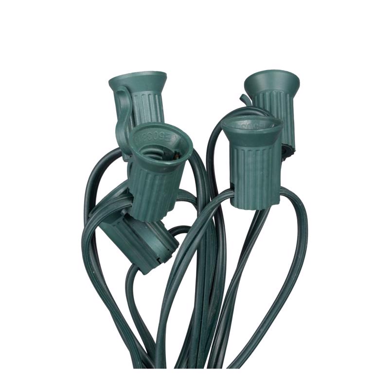 Holiday Bright Lights LED C9 String Socket Light Cord on Reel 1000 ft.