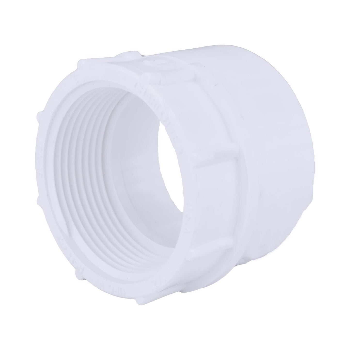 Charlotte Pipe Schedule 40 1-1/2 in. Hub X 1-1/2 in. D FPT PVC Pipe Adapter 1 pk