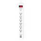 Monster Just Power It Up 3 ft. L 6 outlets Surge Protector w/USB White 1080 J