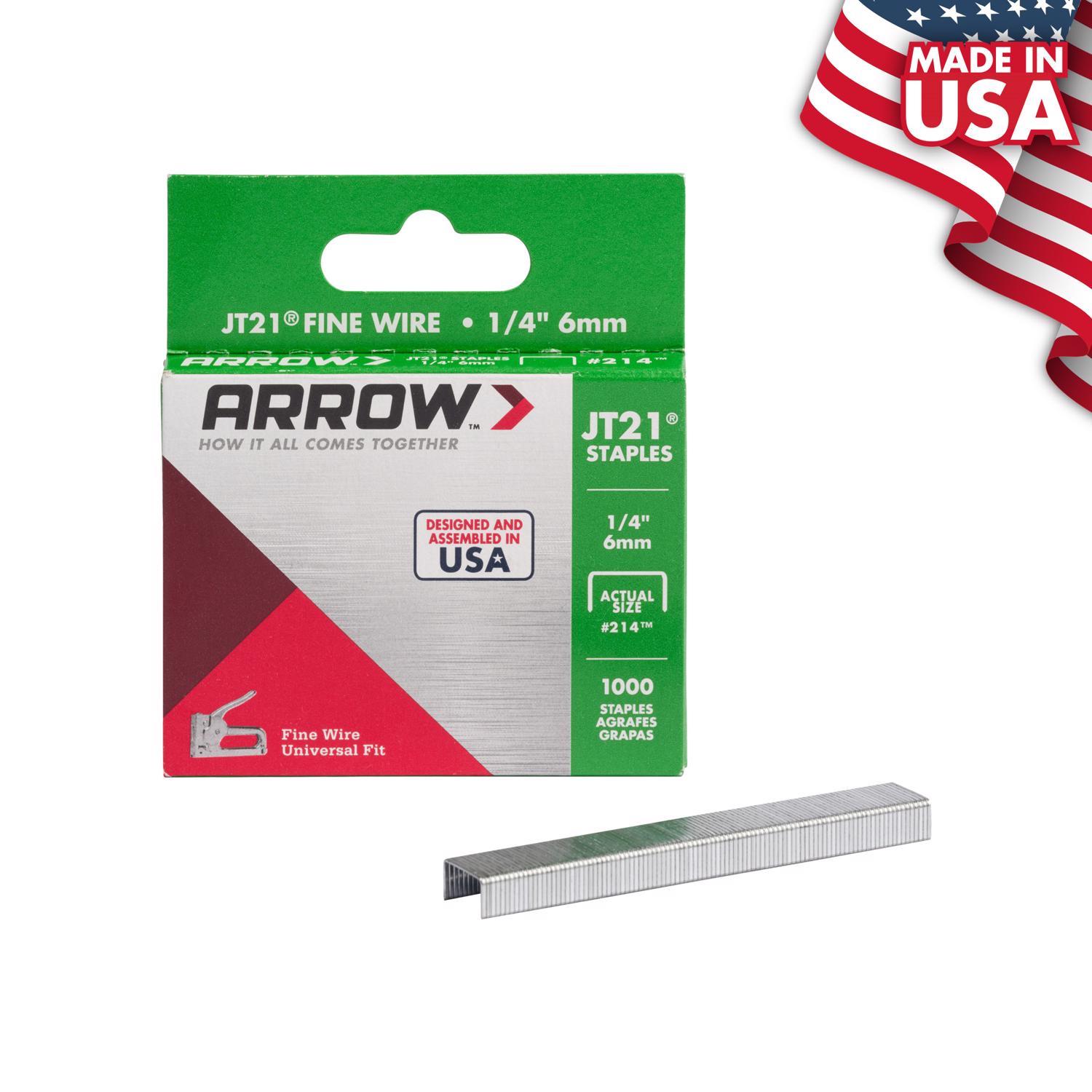 Staple Jt21 1/4" 1000Pk