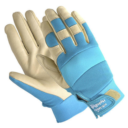 Wells Lamont Women's Indoor/Outdoor Botanical Work Gloves Multicolor M 1 pk - Image 2