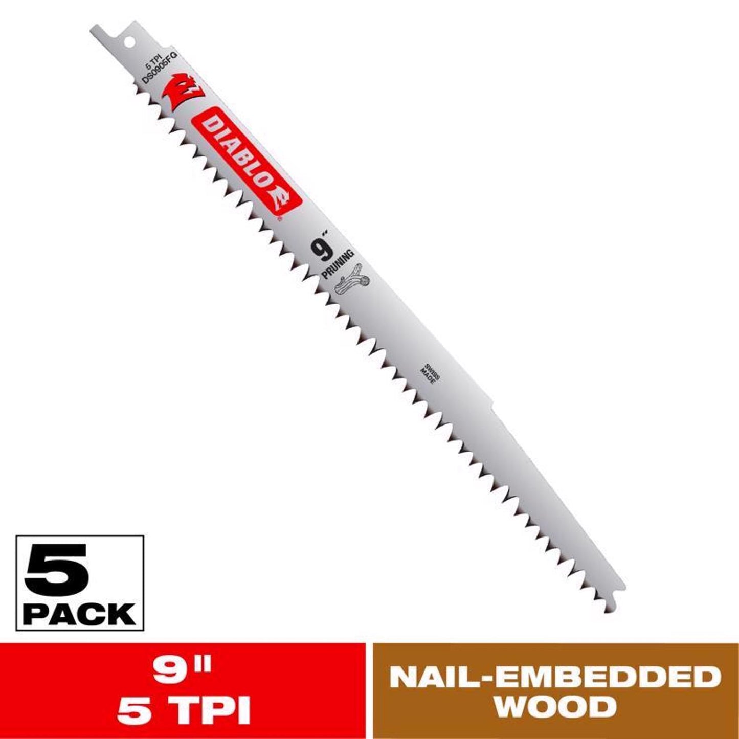 Diab Recip 9" 5T 5Pk