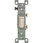 Leviton 15 amps Single Pole Toggle AC Quiet Switch Light Almond 1 pk