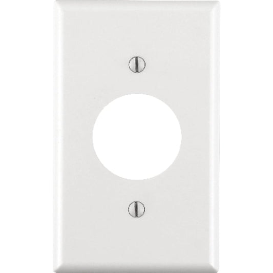 Leviton White 1 gang Thermoset Plastic Outlet Wall Plate 1 pk