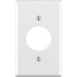 Leviton White 1 gang Thermoset Plastic Outlet Wall Plate 1 pk