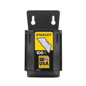 Stanley Heavy Duty Utility Blades with Dispenser, 100 pk, 11-921J