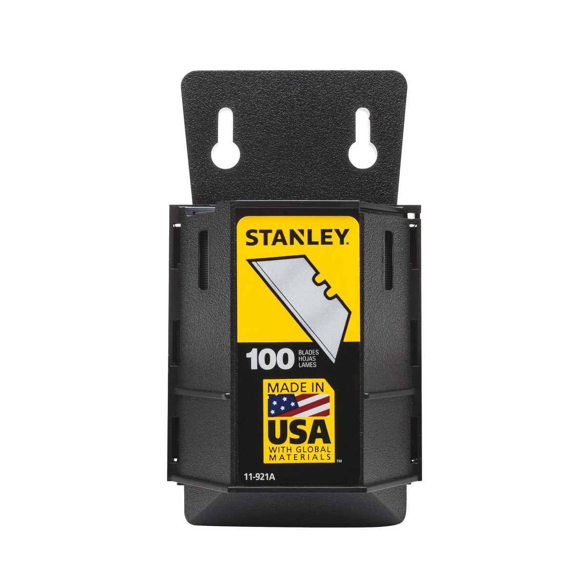 Stanley Heavy Duty Utility Blades with Dispenser, 100 pk, 11-921J