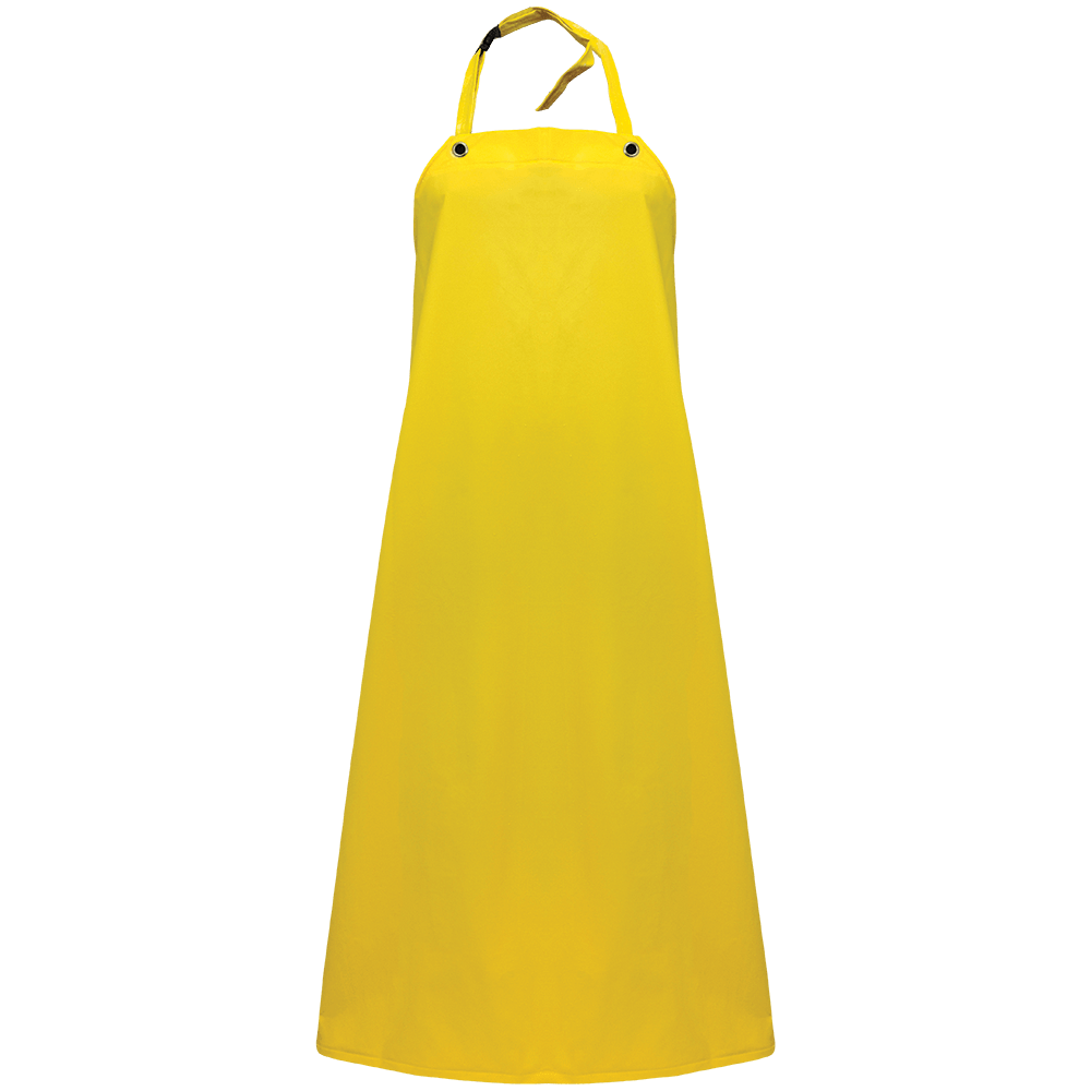 Apron Nitrile Yellow A48Y (Dozen — 12 each)