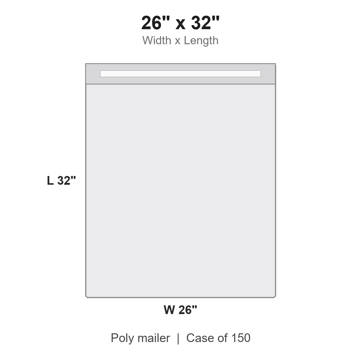 26" x 32" Poly Mailers