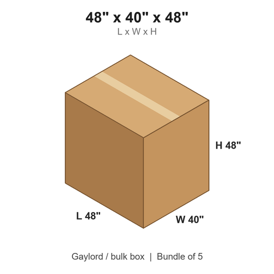48x40x48 Double Wall Gaylord Bottom